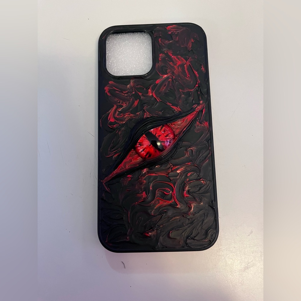 Gothic monster eye iPhone 13 Pro Max phone case